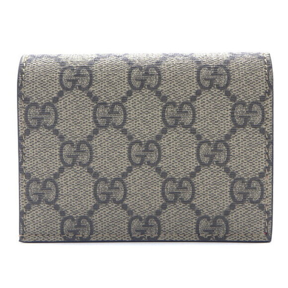 Gucci Cherry Compact Wallet Bifold Long Canvas GG Supreme Beige - Picture 2 of 10